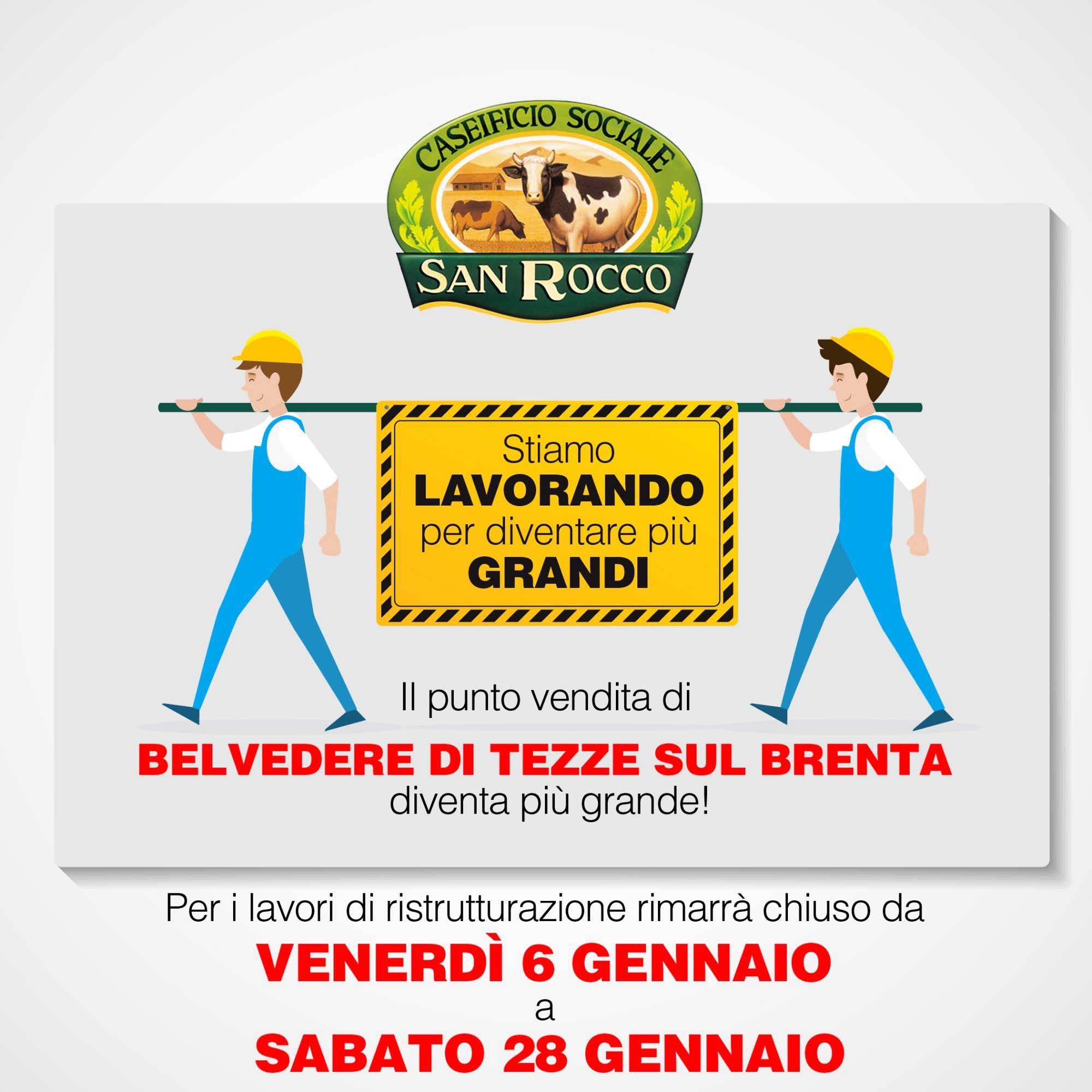 STIAMO LAVORANDO PER DIVENTARE PI GRANDI